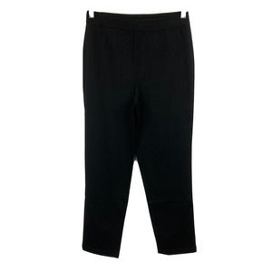 Joan Rivers Pants Womens Sz‎ XS Black Ponte Knit Stretch Pull On Classic